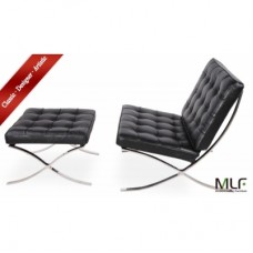 MLF Knoll Barcelona Chair (Ottoman)